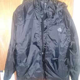BRAND NEW North Face Outdoor Men's GTX Waterproof Jacket Windbreaker 1898. Warm fleece lined. chest 44, arm length 26, length 28... Unworn too small, fits more like L-XL Only £35 quick sale