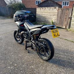 This is my sons Derbi Senda with 12 Months MOT. 

Loads of Recent New parts,

72cc Airsal 
Jasil Evo Crankshaft 
Voca 50/70 Exhaust 

Full V5 Logbook 
Few scratches but fun first bike and cheap to run.
Selling for a car 

Message 07523317499 For more Details or a Viewing
