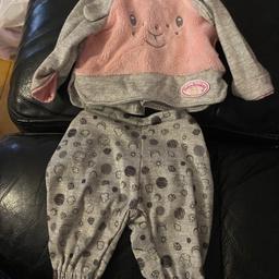 Used but in near perfect condition as hardly used. Fits Baby Annabel and may fit some Baby Born. Smoke & pet free home. Collection only.