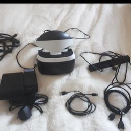 ps4 psvr good working order with headset camera processor power supply all leds can be shown working... PS4 NOT INCLUDED