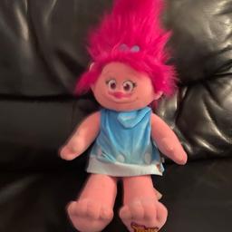 Used but in great condition. Trolls Build-a-Bear Princess Poppy. Comes with a dress. Smoke & pet free home. Collection only.