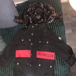 Real moncler jacket aged 4yrs good condition hmu
