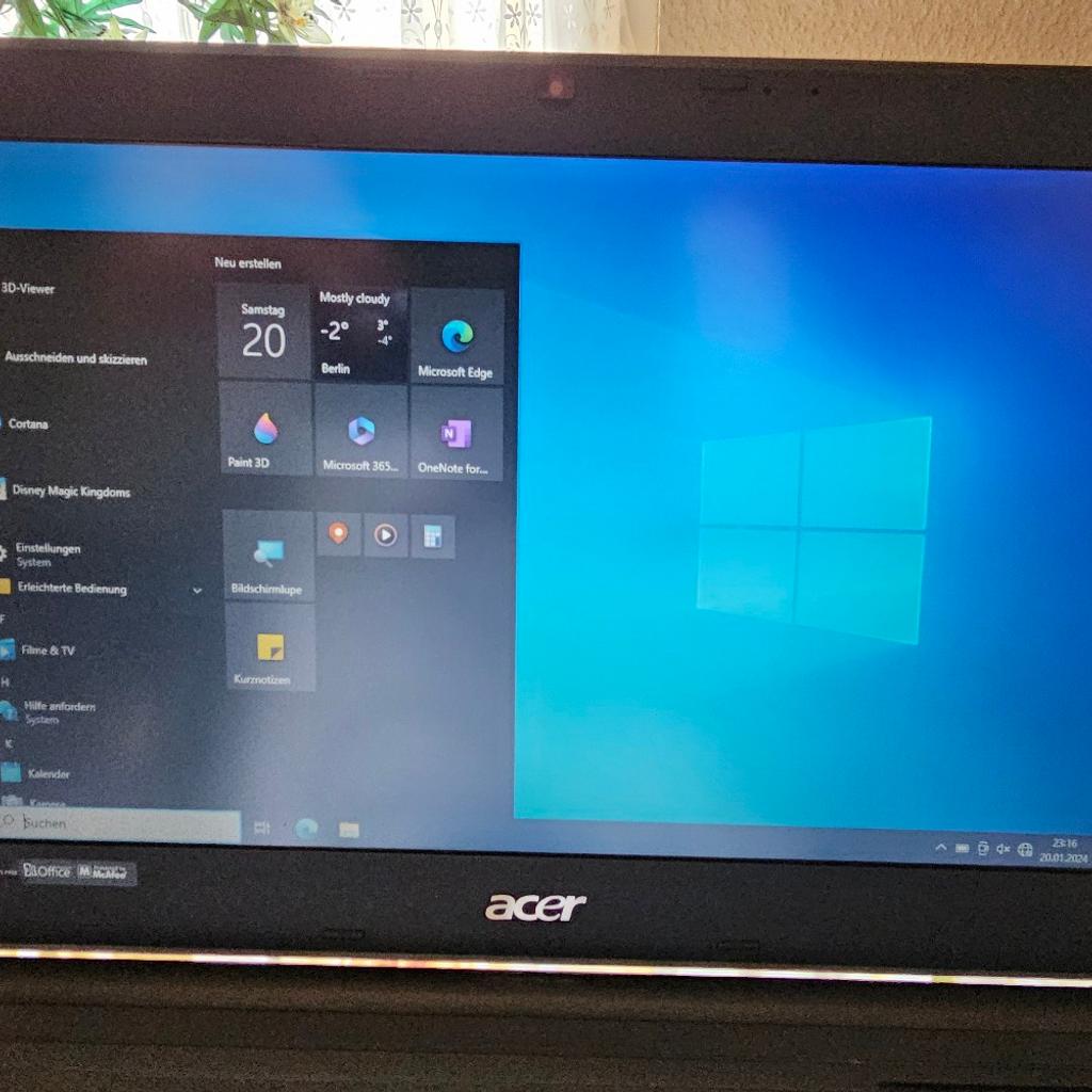 Ich verkaufe meinen Laptop der Marke Acer TravelMate. Er ist voll funktionsfähig. Auf dem Deckel sind ein paar Kratzer. Das Display und die Tastatur sind in Ordnung. Ein DVD Laufwerk ist auch inklusive. Ausstattung: Intel Pentium P6200, HD Grafik, 13,3 Zoll Display, 3 GB RAM, 120 GB SSD HDD. Die Farbe ist schwarz. Das Netzteil ist inclusive. Er läuft mit Windows 7 und wurde auf Windows 10 upgedatet. Sollte es versendet werden, dann ist nur versicherter Versand möglich.
Dies ist ein Privatverkauf.

Der Verkauf erfolgt unter Ausschluss jeglicher Sachmangelhaftung.

Keine Rückgabe möglich.

Die Haftung auf Schadenersatz wegen Verletzungen von Gesundheit, Körper oder Leben und grob fahrlässiger und/oder vorsätzlicher Verletzungen meiner Pflichten als Verkäufer bleibt davon unberührt.

Alle Angaben wurden nach besten Wissen und Gewissen gemacht. Irrtümer vorbehalten.

Einige Bilder und Angaben habe ich vom Händler übernommen.Sollte es versendet werden, dann nur versicherter Versand.