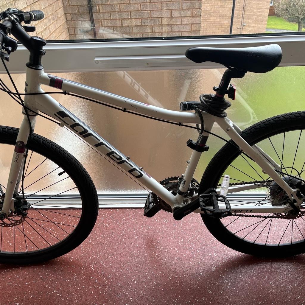 Carrera subway mountain bike really good condition , front and back disc breaks , good tyres
Selling because of no use . You can buy it and ride it doesn’t need anything .