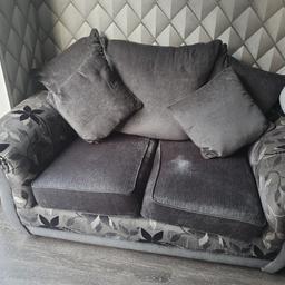hey I selling sofas set two 3 seater and one 2 seater minit condition bouble side use perfect sofas excellent condition ready to go