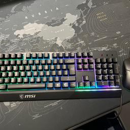 Selling MSI Vigor GK30 Gaming keyboard and Clutch G11 gaming mouse.

Both in excellent condition as seen in pictures.

Selling due to getting a new set up.