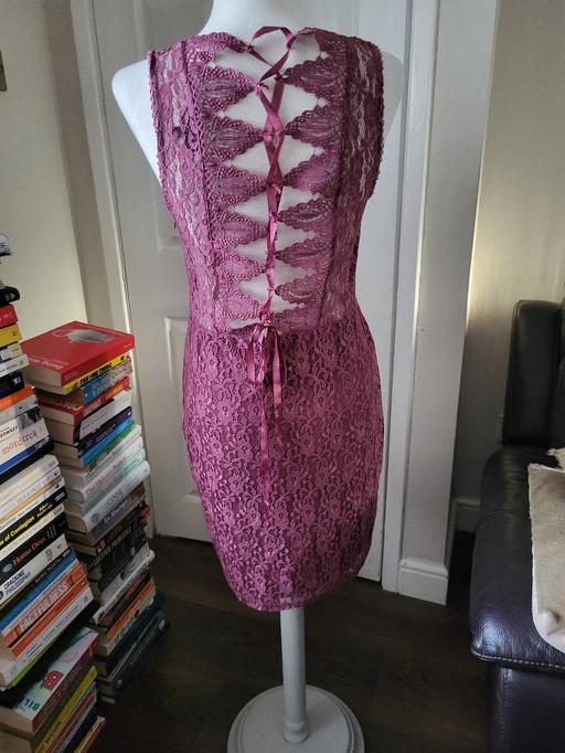 Buy & Sell West Midlands Sandwell - Photos for Topshop Pink Lace Party Dress Size 12