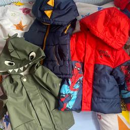 Boys aged 1 - 2 years coat x2, waterproof & gilet
All in good condition, from a smoke free home.
From Matalan, Asda George & Morrisons Nutmeg.
Collection only.