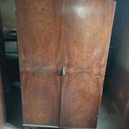 Nice vintage wardrobe, possibly a good refurbishment project.

Size available on request.