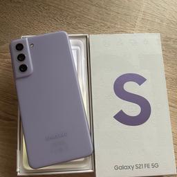 Ich verkaufe ein Samsung Galaxy S 21 FE 5G in der Farbe Lavender 
Sehr guter Zustand in Originalverpackung und Zubehör. 
Nur Abholung kein Versand.