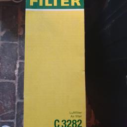 Verkaufe Luftfilter von Marke MannFilter
C3282.
Es nagelneu und wurde nicht benutzt.

Es ist privat Verkauf daher keine Garantie oder Gewährleistung