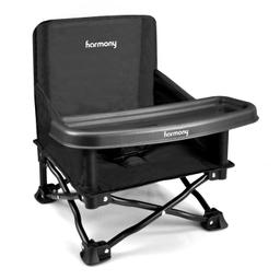 Harmony pop up feeding chair & camping chair 

DESCRIPTION

Meals at home or on-the-go have never been easier and more convenient than with the Harmony Pop-Up Feeding Chair. This ultra-lightweight and super-compact & portable feeding chair is the perfect tool in your vehicle or travel bag for dining at restaurants, at the park, etc. When needed, you can transport this lightweight feeding chair with the over-the-shoulder carry case, and ‘pop’ it open and closed in seconds! It comes equipped with all the safety harnesses, including a 3-point safety harness for your child and safety straps to secure the feeding chair to an adult chair. The durable materials are perfect for cleanup, and the removable feeding tray is dishwasher safe.

For children who can sit upright unaided (minimum 6 months) and up to 36 months or a maximum weight of 15kg
Ultra-lightweight and portable
Setup and fold in seconds
Ultra-compact fold
Includes a dishwasher safe removable feeding tray. 

Cash on collection only