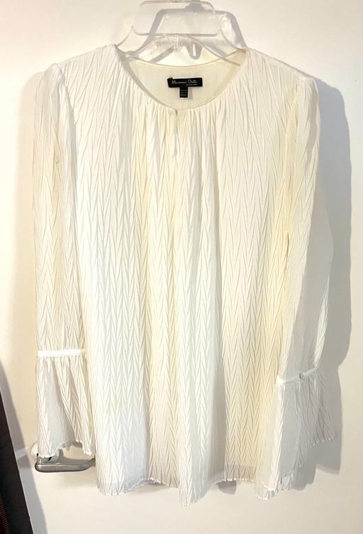 Buy & Sell West London West Kensington - West London - Photos for Massimo Dutti Pleated Flared Sleeves Blouse