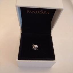 Gorgeous Pandora Charm Number 21 with box and carrier bag Gift Idea