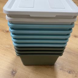 Sockerbit Boxen von IKEA
Pro Box 2,50€
19x26x15 cm
1x Weiß
4x Hellblau
Graugrün bereits weg!!!!
Versand bei Übernahme der Kosten möglich