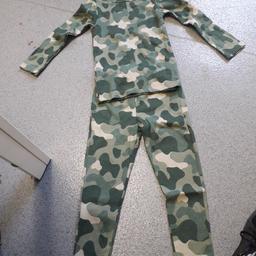 boys thermal camouflage set age 3 to 4 years