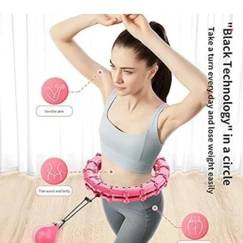 Get ready to shake and spin your way to fitness with the Cotton Yangda Weighted Smart Hula Hoop! This hula hoop comes with detachable knots and an auto-spinning feature that makes it easy and fun to use. It's perfect for indoor workouts and comes in a stylish pink and multicoloured design.

This fitness hula hoop has a size of 21 knots and is made by Cotton Yangda, a trusted brand in the fitness industry. It's suitable for gym and training activities, and its package dimensions are 26.4 x 21.1 x 9.6 cm. This hula hoop is also personalised with the option to add your name. Start your fitness journey today with the Cotton Yangda Weighted Smart Hula Hoop!