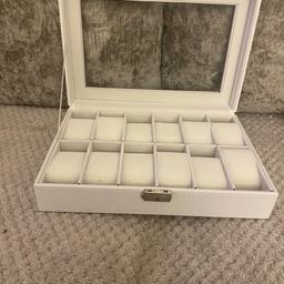 Watch box holds 12 watches
Excellent condition