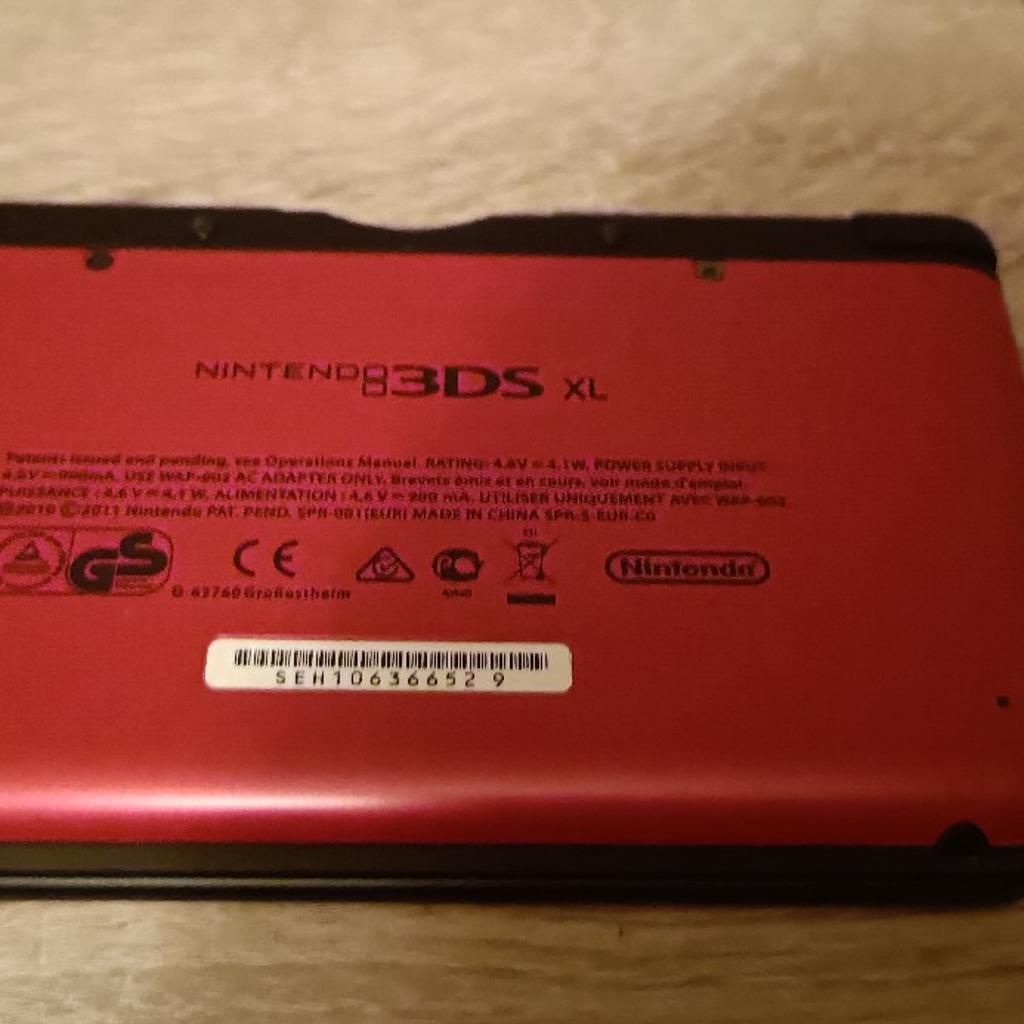 - Nintendo 3 DS XL in schwarz-rot
- sehr guter Zustand
- inkl. Hülle von SPEEDLINK in Weinrot
- nur Versand, keine Abholung