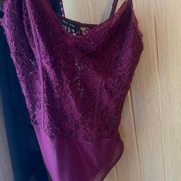 Lovely bodysuit size 14 from new look looks lovely with a pair of jeans can fit smaller sizes
