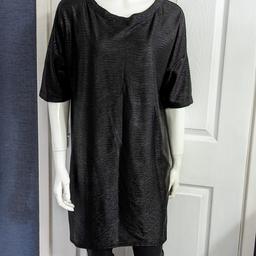 Zara
black wet look long top
size s worn once

collection only