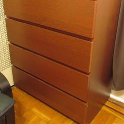 IKEA Malm 4 drawer chest in brown

Very good condition, just needs dusting down

Collection only from SK9