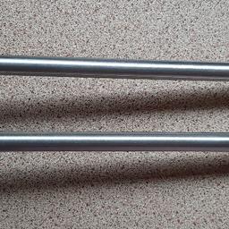 Stainless Steel double towel rail, (bars are 17'in length). Ideal for a bathroom or kitchen. New & unused, still in the box, complete with fittings & instructions