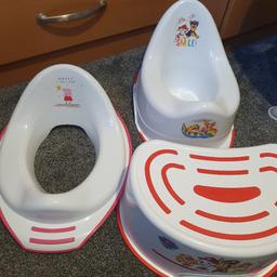 Children potty, training potty seat and steps.
All in excellent clean condition, joblot.
Pickup only.