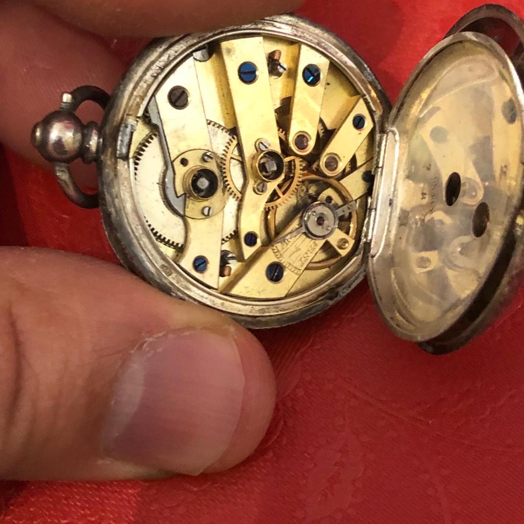 Old vintage pocket watch hallmarked 935 in good working order and condition, got it authentic winding key . All stamped the hook and the 2 back leads . Pls look at the pictures attached for more details,can accept PayPal,collection, bank transfer or delivery if close by . Shpocks wallet too