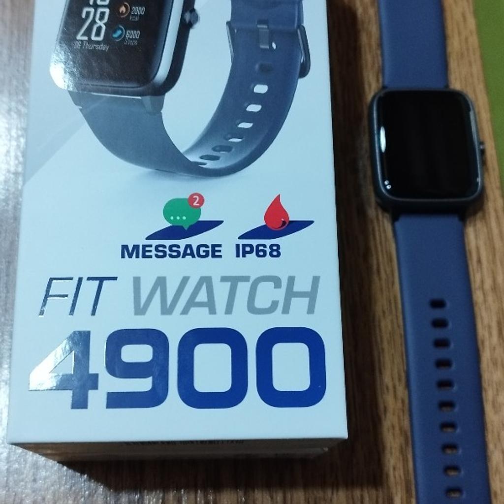 Smartwatch Hama Fit 4900
5 Tage alt. Also Nagelneu mit Rechnung und Garantie vom Media Markt.
Wie es der Zufall so haben will, habe ich eine andere Watch geschenkt bekommen.
Darum der Verkauf.
Uhr ist Neu.