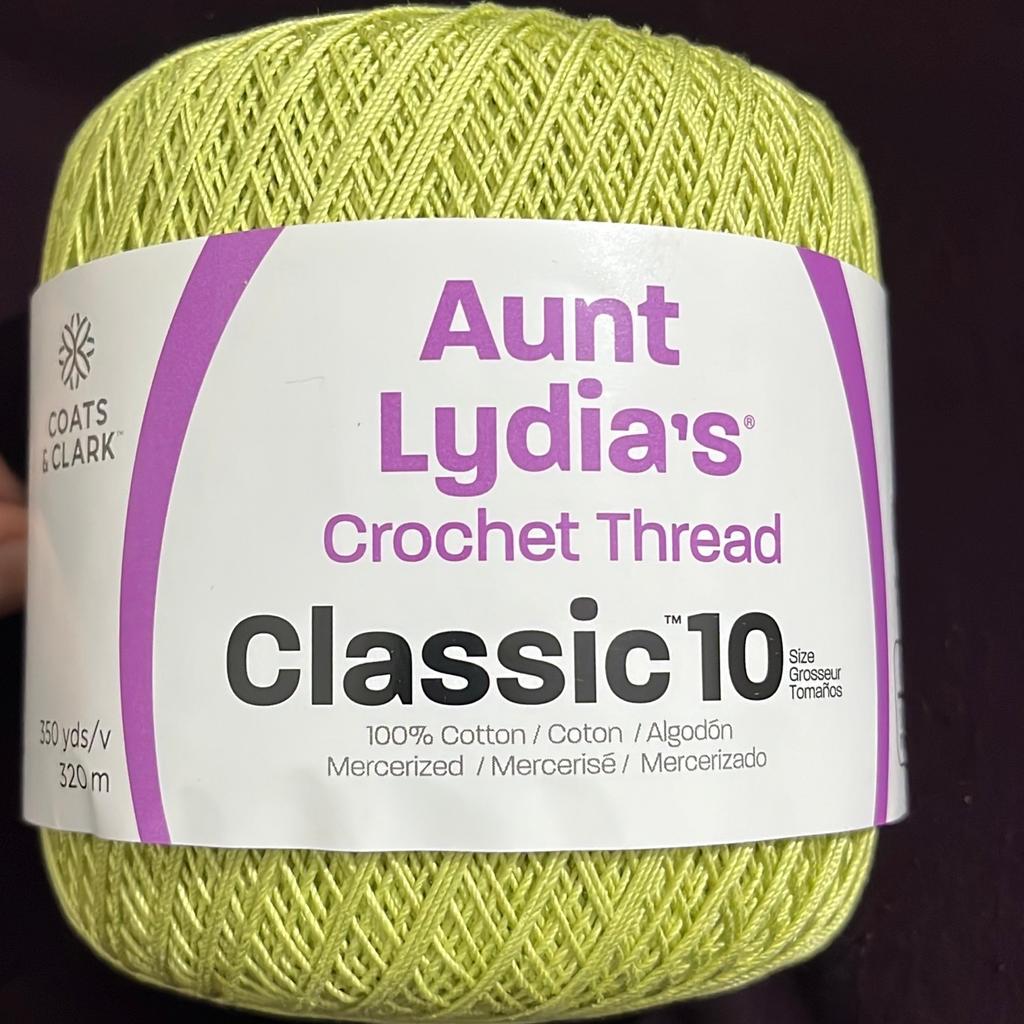 For the crochet lovers!!
Crochet Thread
350 yards
100% cotton!
Wasabi color (looks nicer in real)
4 available
£2.50 each
Collection BL3