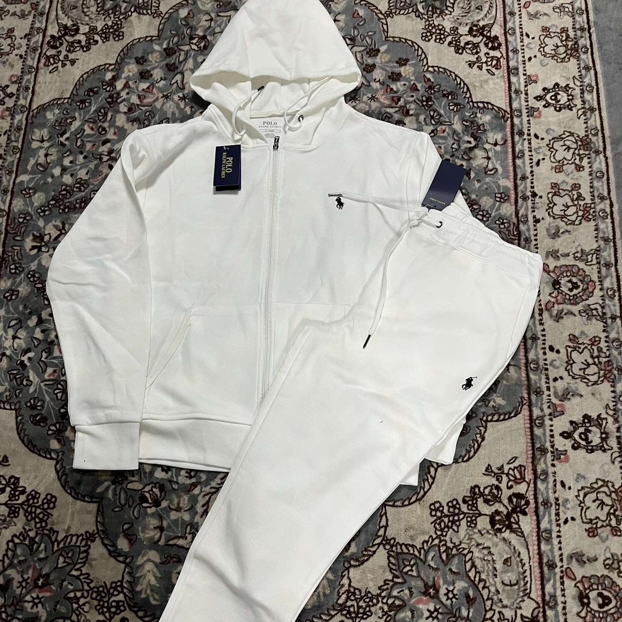 White ralph lauren tracksuit for Sale