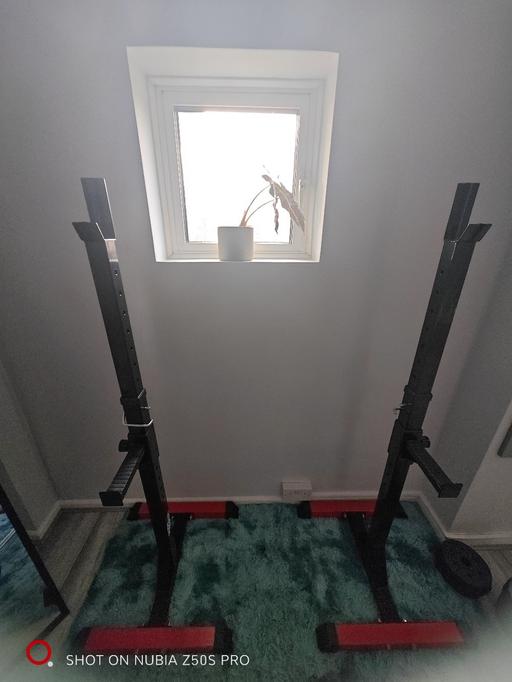 Buy & Sell South East London Tulse Hill - South East London - Photos for BodyTrain Adjustable Power Squat Rack Barbell