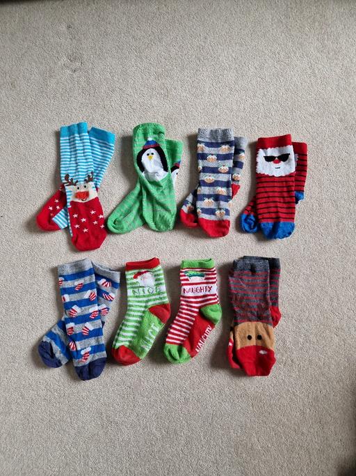 Buy & Sell West Midlands Dudley - Photos for 8 Christmas socks infant size 9-12