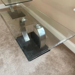 Glass coffee tables for sale like new 2 available. Collection only