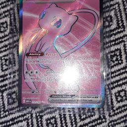 pokemon 151 Mew Ex full art 193/165

card is penny sleeved and top loaded card is in N/M TO MINT condition 

£22 collection only Dudley DY2

can post but will be bank transfer only