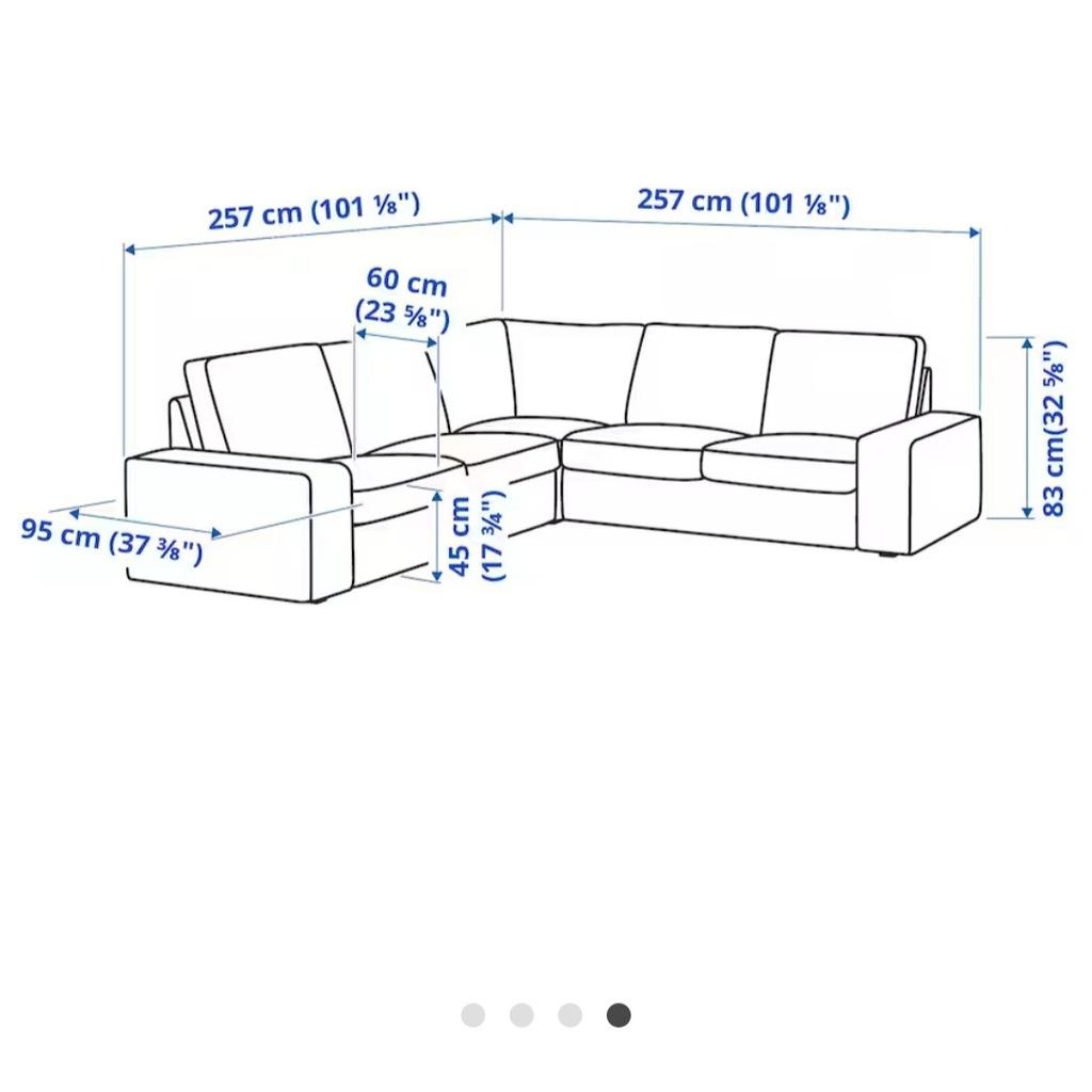 Hallo zusammen, verkaufe einen Ikea Ecksofa von der Serie Kivik in Beige. Die Couch ist 3 Jahre alt und bis auf einige Gebrauchsspuren an einigen Stellen am Stoff in einem sehr gut erhaltenen Zustand. Das Gute an der Couch ist , daß die Bezüge abziehbar und waschbar sind. Die Maßen von der Couch können Sie beim letzten Bild entnehmen.
Der Verkauf erfolgt unter Ausschuss jeglicher Sachmangelhaftung!
Bei Interesse gerne anschreiben.