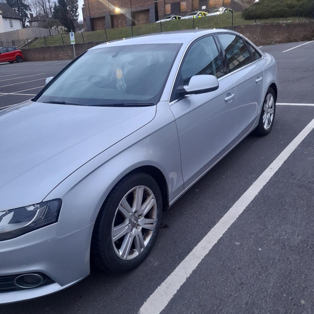 Audi A4 1.9TDI 158k on clock .We have 2 keys and it benefits from only 2 keepers.MOT till 16/10/24 £30 road tax .Drives very well .