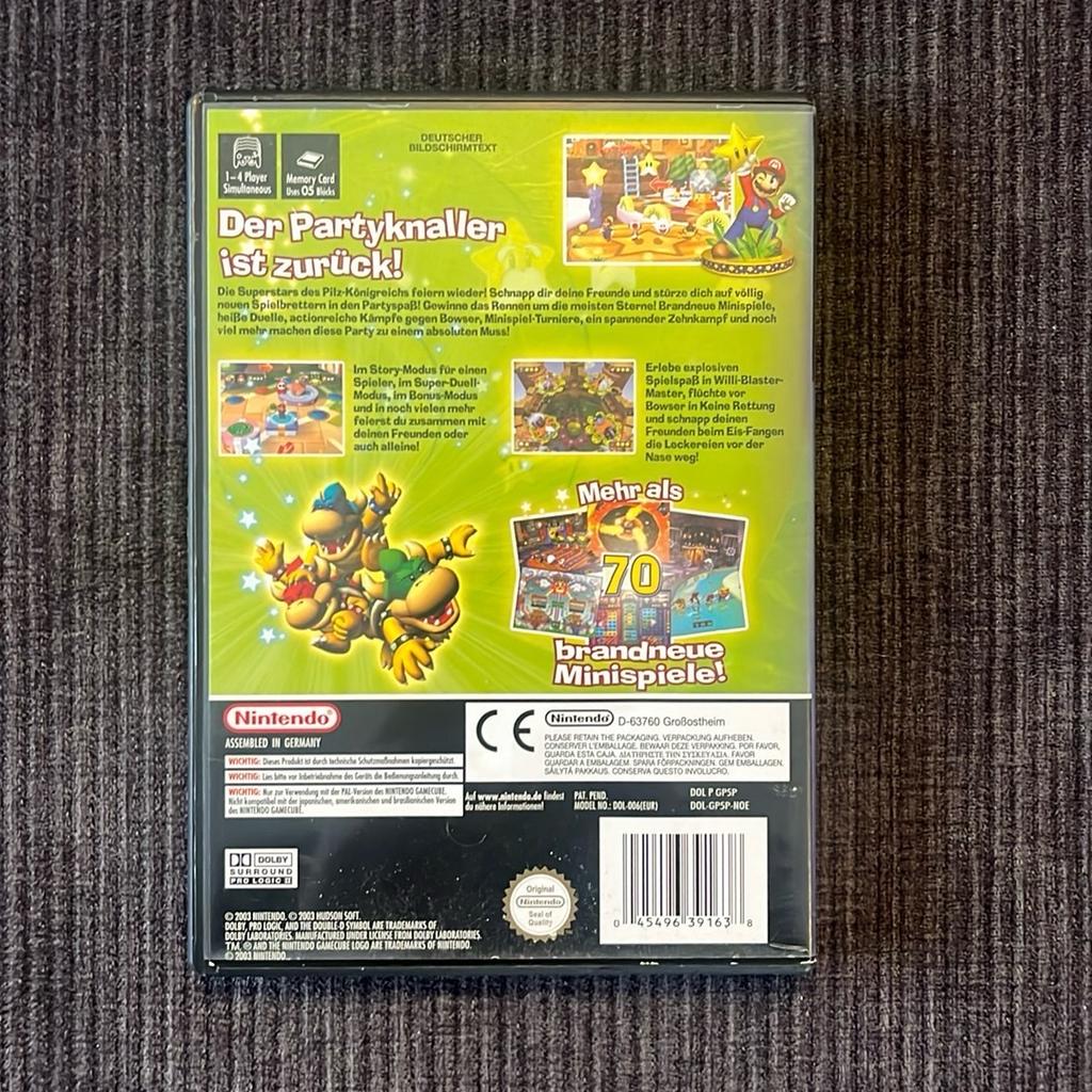Biete hier zum Verkauf an!

️ siehe Bilder

Mario Party 5
Nintendo Gamecube

Versand möglich gegen Aufpreis!

️Keine Garantie und Rücknahme️