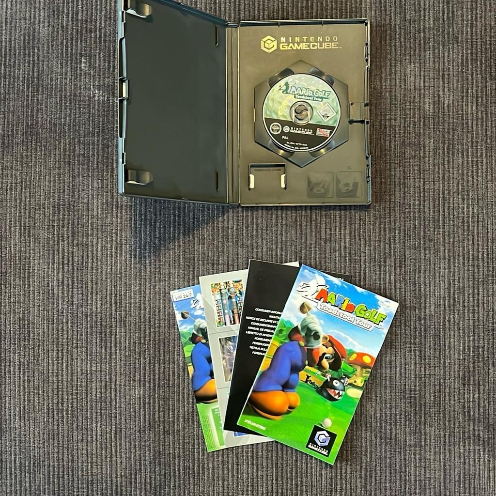 Biete hier zum Verkauf an!

️ siehe Bilder

Mario Golf Toadstool Tour
Nintendo Gamecube

Versand möglich gegen Aufpreis!

️Keine Garantie und Rücknahme️