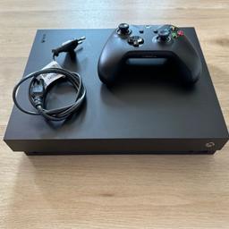 Biete Xbox One X mit 1 Controller Top Zustand mit kabels voll funktionsfähig für 150€ festpreis