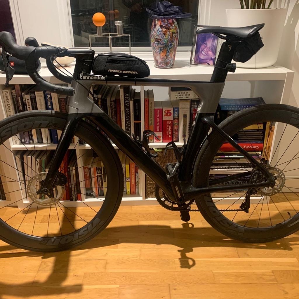 I'm selling my Cannondale System Six ULTEGRA (size 56) bought in 2021 - only 10,000 km. All specs can be found at this link

[

Perfect for Ironman 70.3 and Olympic distance but I have successfully used it for full Ironman distance as well.

The selling price is 3,150 £ - collection only (London Bridge area)

Have a nice day