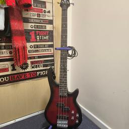 Gear4music PJ bass with amp and gig bag. Bought to learn but never really picked it up. Used less than 10 times, like new. Pick up only