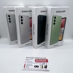 *** Fixed Price No Offers ***
** Swap Offers Available **

Samsung Galaxy A14

📌 64GB Storage
📌 Unlocked To Any Sim Card
📌 Genuine Samsung Device Nor Refurbished
📌 White , Green , Black Colour 
📌 Brand New Sealed
📌 £125 EACH 

Collection :
Shop Name : Al Noor Tech And Services
174 Dunstable Road
LU4 8JE
Luton

Number :
0️⃣7️⃣4️⃣3️⃣8️⃣0️⃣2️⃣2️⃣6️⃣8️⃣0️⃣
0️⃣1️⃣5️⃣8️⃣2️⃣9️⃣6️⃣9️⃣4️⃣0️⃣1️⃣

For Any More Information , Please Message Us Thanks