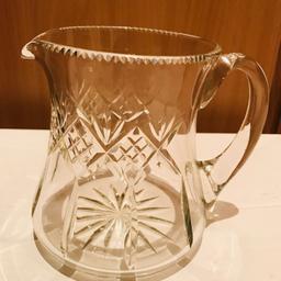 Glass jug in excellent condition. Only ever displayed in a cabinet.
Lovely etched detailing.
See my other 'old' glassware for sale.