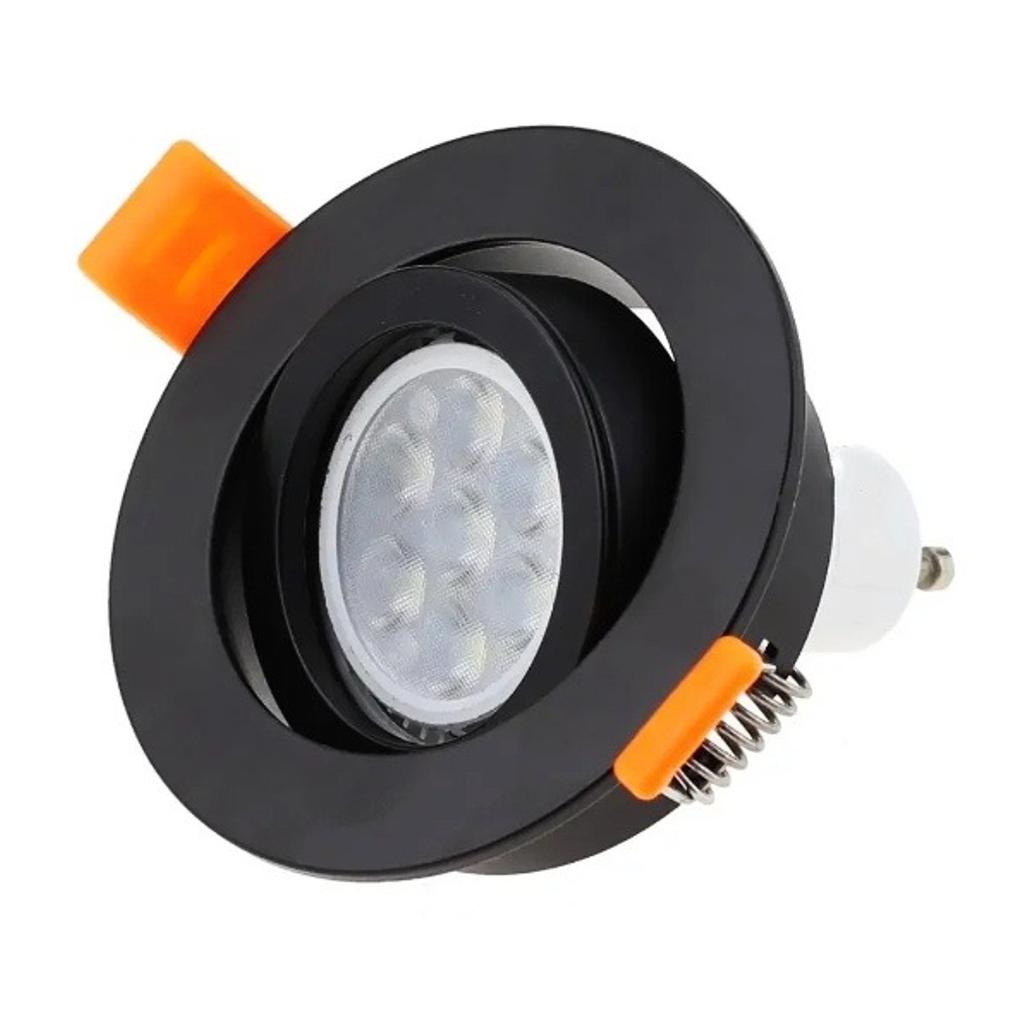 Black Tilt Aluminium Round Recessed GU10 Spot Light Fixture, Adjustable Beam Angle, LED Downlight Ceiling Spotlight

* Brand New Stock In Large Quantity Available
* Tilt Ceiling Spotlight Downlight fixture
* GU10 Holder And GU10 Bulb Are Included (See The Photo)
* Housing Material: Aluminium
* Housing Colour: Black
* Overall Size: 82mm Diameter x 23mm Height
* Cut-Out Size: 65-75mm Diameter
* Front Press Design, Easy To Replace GU10 Bulb
* Installation: Recessed Mounted

Collection at Birmingham City Centre Area (B9 5DQ), Outside Clean Air Zone