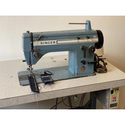 used in good condition singer industrial sewing machine collection only from accrington £350 or nearest offer