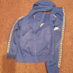 2 sets - Blue Nike top with hood n matching bottoms. Green Adidas top n matching bottoms. Been worn few times in very good condition.

£20 each or both for £35

All offers considered