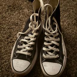 Lovely converse trainers size 6 
Not worn too many times as you will see or collected.
My daughter has too many trainers that she hasn’t worn a lot. She wants to down size her collection.