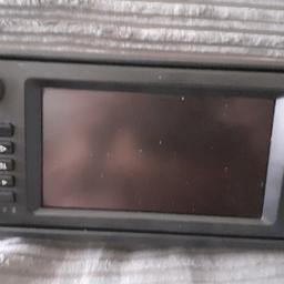 genuine alpine bmw car stereo series 5 for parts not sure if it works or not part number is 65 52 6 916 909 +65 52 6 921 861 very good condition sold as seen